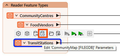 Edit reader/writer parameters button on feature types